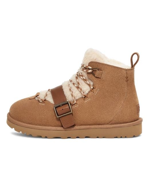 Ugg Brown (Wmns) Dune Mini Shearling Boot 'Chestnut' for men