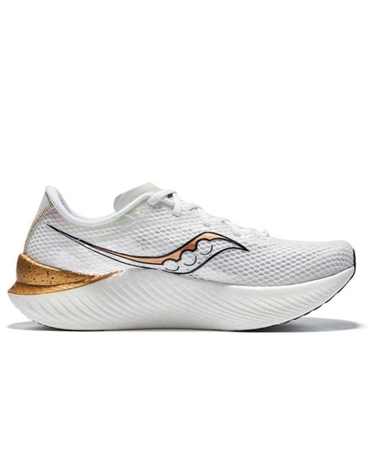 Saucony White Endorphin Pro 3 for men