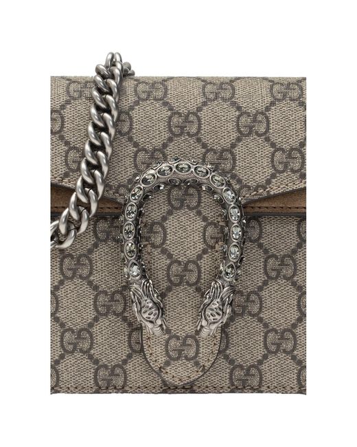 Gucci Gray (Wmns) Gg Dionysus Small-Sized Single-Shoulder Bag