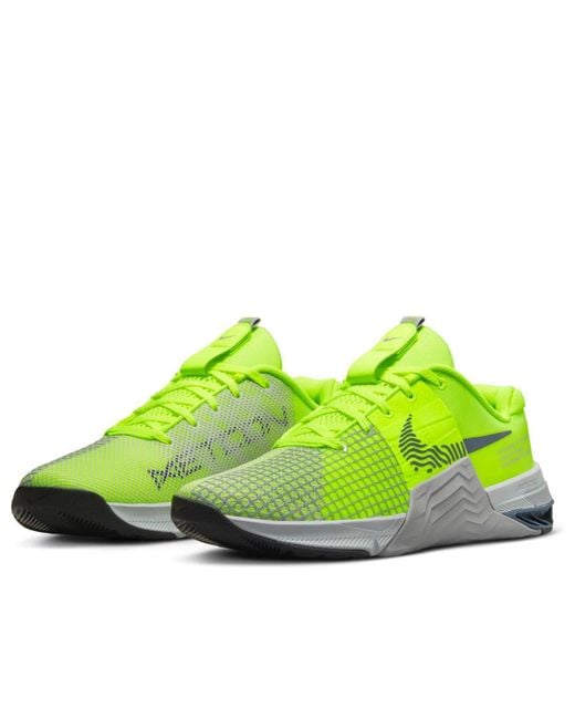 Nike Green Metcon 8 Workout Shoes for men