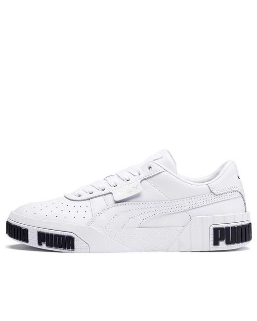 PUMA White (Wmns) Cali Bold Metallic'