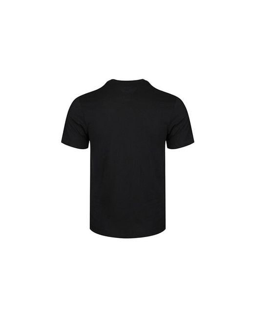 Nike Black Dri-Fit Crew Solid Round Neck Training Short Sleeve for men