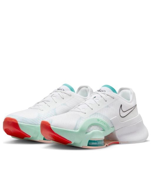 Nike White Air Zoom Superrep 3 Hiit Class Shoes