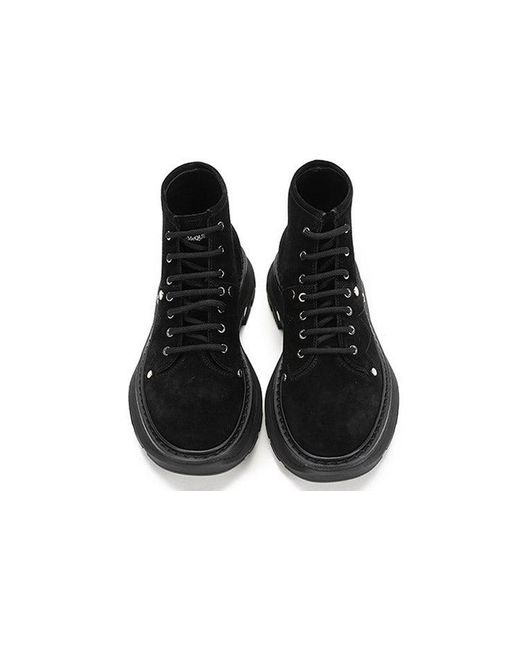 McQueen Black (Wmns) Tread Slick Boot
