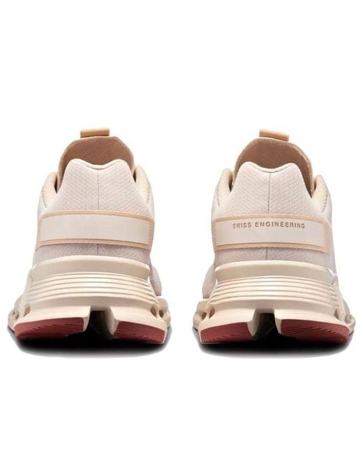 On Shoes White Cloudnova Form 'Sand Moon' for men