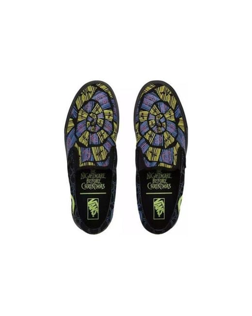 Vans Blue The Nightmare Before Christmas X Classic Slip-On 'Oogie Boogie' for men