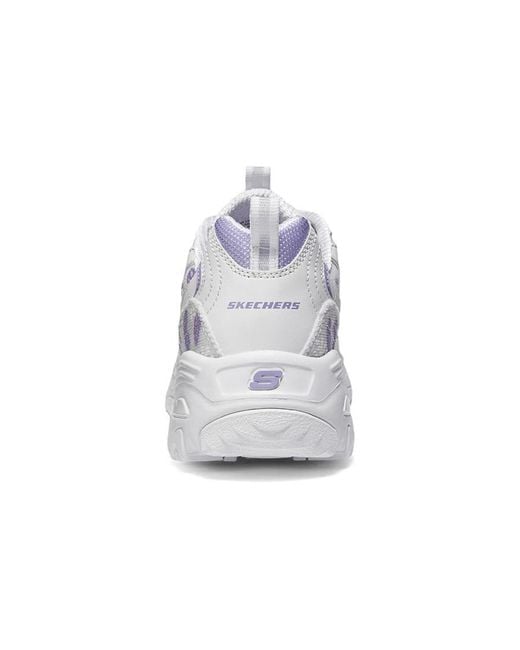 Skechers White (Wmns) Sport D'Lites 1.0