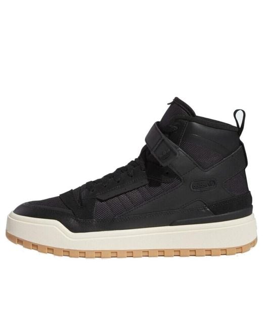 Adidas Black Forum Boot Cream' for men