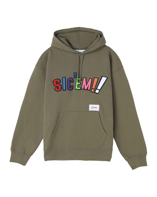 Supreme Green X Wtaps Sicem! Hooded Sweatshirt for men