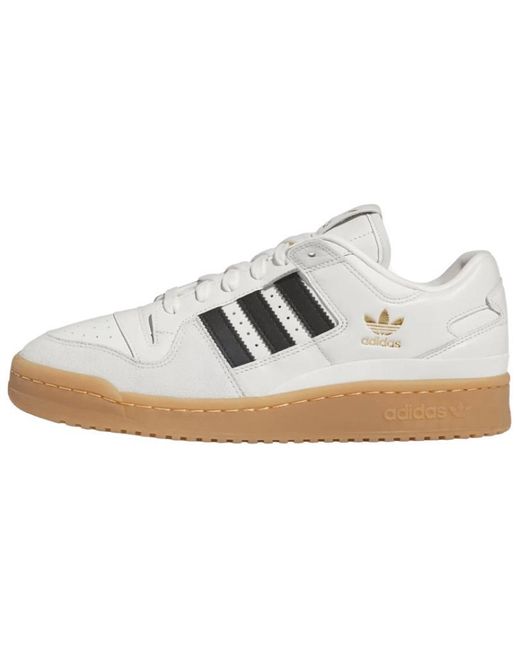 Adidas White Forum 84 Low Cl Gum' for men