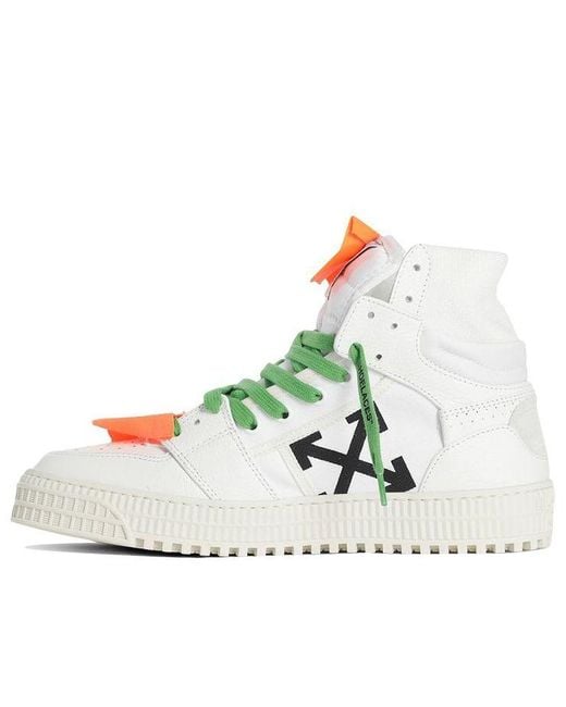 Off-White c/o Virgil Abloh White (Wmns) C/O Virgil Abloh Retro High Top Casual Skate Shoes