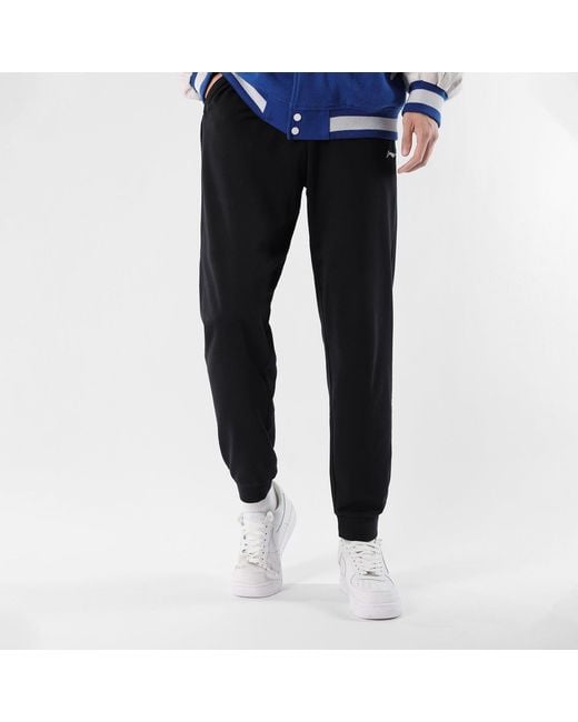 Li-ning Black Reflective Logo Joggers Pants for men