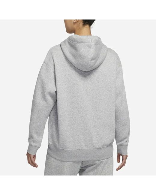 Nike Gray (Wmns) Sportswear Collection Fleece Hoodie