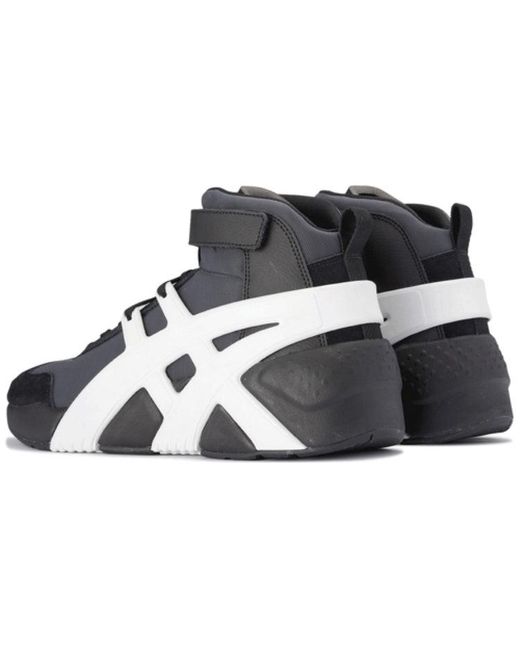 Onitsuka Tiger Black Big Logo Trainer Mid for men