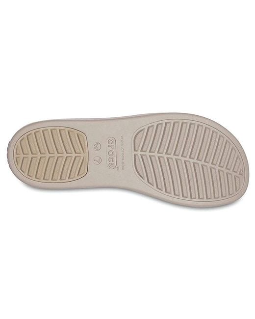 CROCSTM Brown (Wmns) Brooklyn Lightweight Pale Sandals