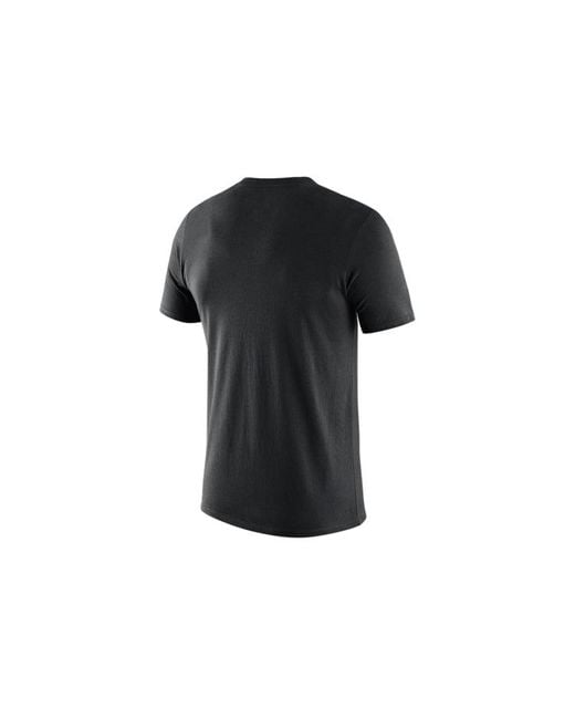 Nike Black Los Angeles Lakers Mantra Dri-Fit Nba Short Sleeve for men