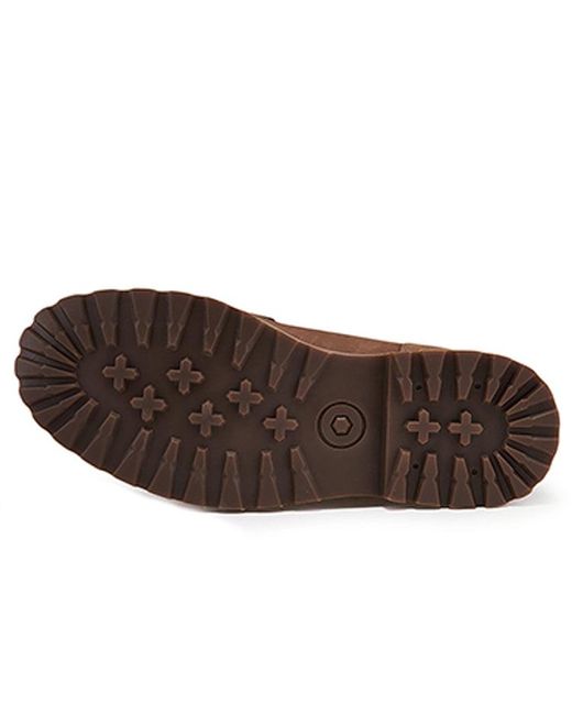 Timberland Brown Earthkeepers Leather Chukka Wide Fit Boots 'Medium Nubuck' for men