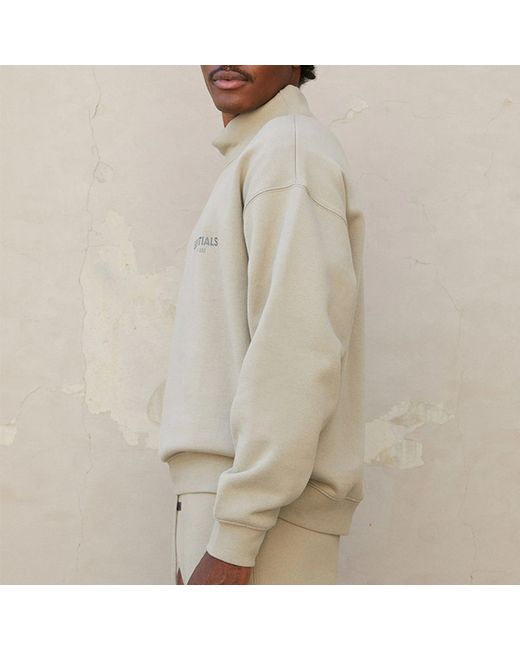 Fear Of God Green Fw21 Pullover Mock Neck Sweatshirt 'Pistachio' for men