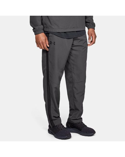 Under Armour Black Sportstyle Woven Pants 'Dark' for men