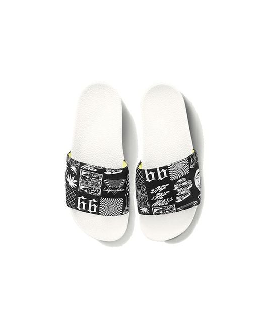 Vans White Slide-On Slippers for men