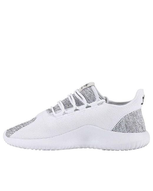 Adidas White Tubular Shadow Knit for men