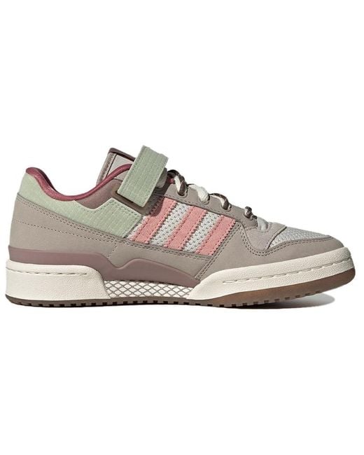 Adidas White (Wmns) Originals Forum Low Shoes Multi-Color'