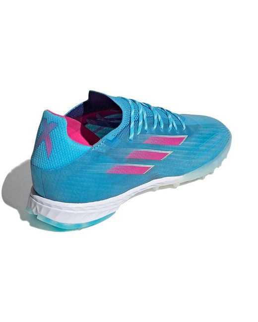 Adidas Blue X Speedflow.1 Tf 'Sky Rush Team Shock' for men