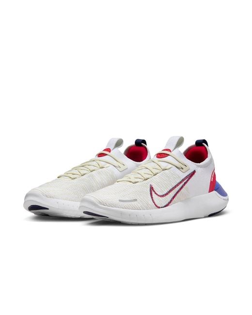 Nike White Free Rn Nn Road Running Shoes Sea Glass Joy University' for men