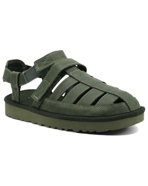 Ugg Green Dune Fisherman Cowhide Sandals for men