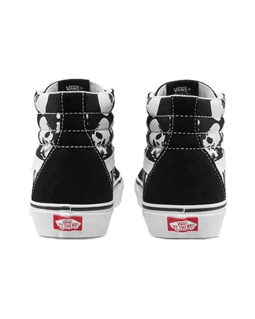 Vans Black Sk8-Hi Reissue 'Skulls' for men
