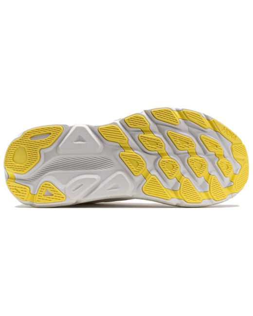 Hoka One One White (Wmns) Clifton 9 Lemonade'