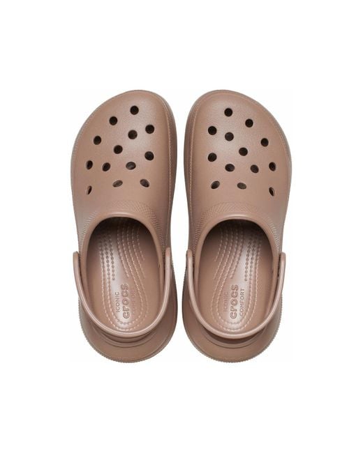 CROCSTM Brown Classic Crush Clogs