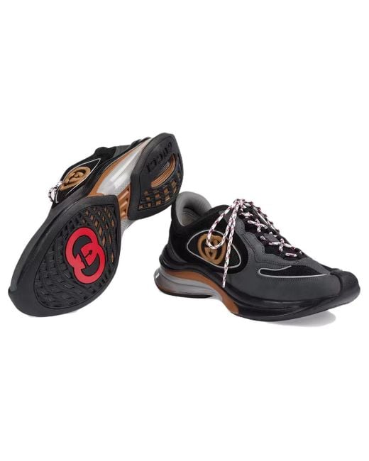 Gucci Blue Run Suede Sneakers Suede' for men