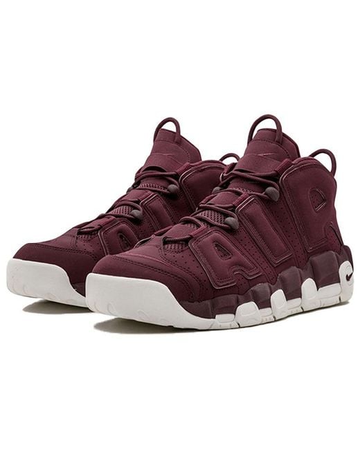 Nike Purple Air More Uptempo 'Bordeaux' for men