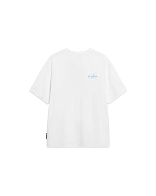 Li-ning White X Disney Oswald Graphic T-Shirt for men