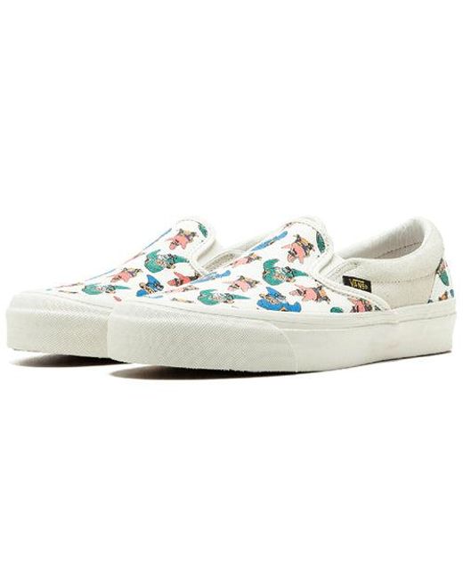 Vans White Og Classic Slip-On Lx 'Spongebob' for men