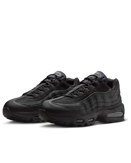Nike Black Air Max 95 Big Bubble 'Triple' for men