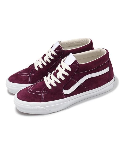 Vans Purple Premium Sk8-Mid 83 'Port Royale' for men