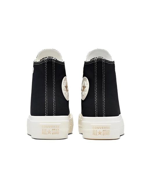 Converse Black (Wmns) Chuck Taylor All Star Lift Platform High 'Festival Florals'