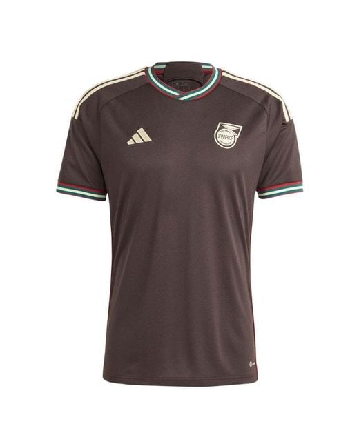 Adidas Brown Jamaica 23 Away Jersey for men
