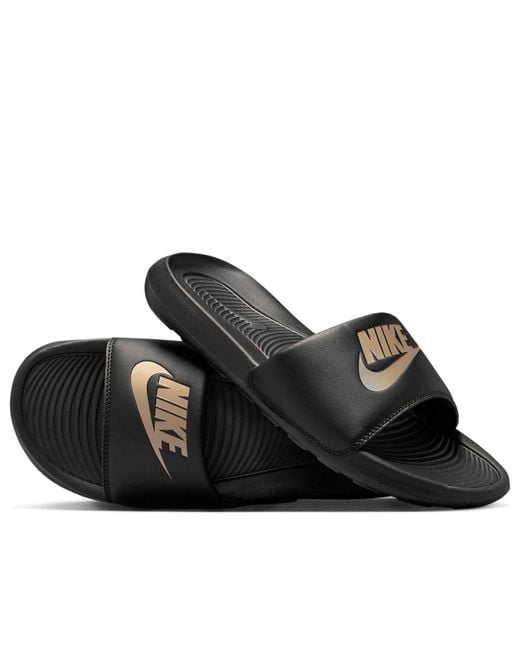 Nike Black Victori One Slide for men