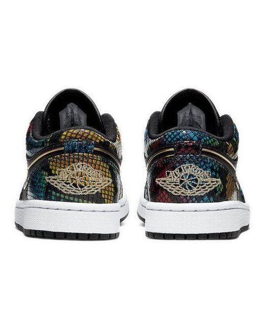 Nike Blue (Wmns) 1 Low 'Multi Snakeskin'