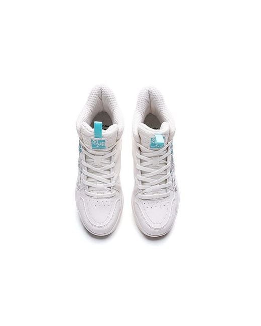 Anta White (Wmns) Fashion High-Top Casual Shoes
