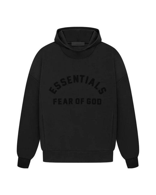 Fear Of God Black Ss23 Arch Logo Hoodie for men