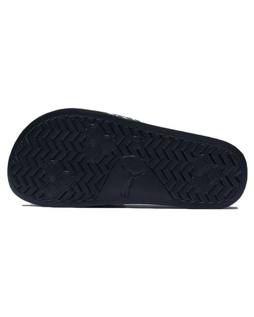 PUMA Blue Leadcat 2.0 Shower Slide 'Allover Print' for men