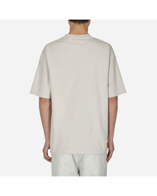 Nike White X Union Crossover Ss22 Solid Color Character Alphabet Printing Round Neck Short Sleeve Asia Edition for men