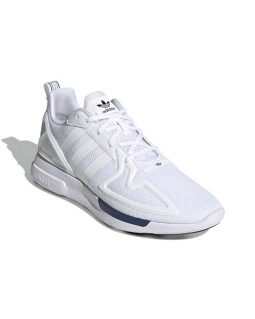 Adidas White Zx 2K Flux Tech' for men