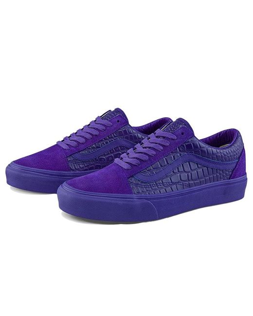 Vans Purple Old Skool Vlt Lx 'Croc Skin for men