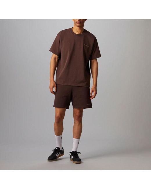 Adidas Originals X Pharrell Williams Crossover Casual Breathable Solid Color Sports Shorts Brown for men