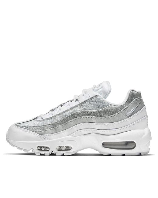 Nike White (Wmns) Air Max 95 Metallic'